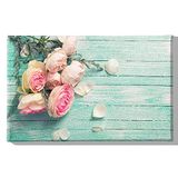 Homemania Muurfoto, bloemen, natuur, voor woonkamer, slaapkamer, meerkleurig, 45 x 3 x 70 cm, HM20KNV45 x 70 – 245, polyester, hout