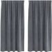 vidaXL Gordijnen 2 stuks Lichtgrijs 140 x 175 cm Fluweel
