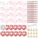 Accessoires de mariage Lot de 36 : Lunettes de soleil en forme de cœur et bracelets
