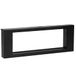 ORNO Norgen NOEN Verwisselbaar element voor inbouwstopcontact, module, frame zonder scheidingswanden voor aansluitpaneel (frame, zwart)