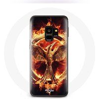 Maniacase Hoesje voor Samsung Galaxy S9 Hongerspelen Film Logo