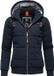 Ragwear Dames winterjas Nuggys Solid Navy