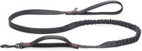 Beeztees Parinca Premium Elastische Hondenriem - Noir - 180cmx25mm