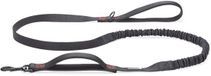 Beeztees Parinca Premium Elastische Hondenriem - Noir - 180cmx25mm