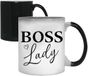 Acen Boss Lady Best Choice keramische mok met grappige citaten voor dames, 325 ml, wit, 9 x 9 x 9 cm