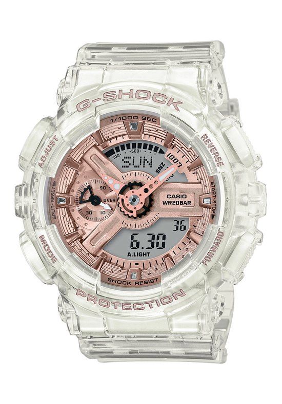 Casio G-Shock GMA-S110SR-7AER Dameshorloge - Wit - 46 mm
