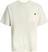 Jack & Jones T-shirt Jjedover Slub Tee Ss Noos 12288897 Antique White Mannen Maat - S