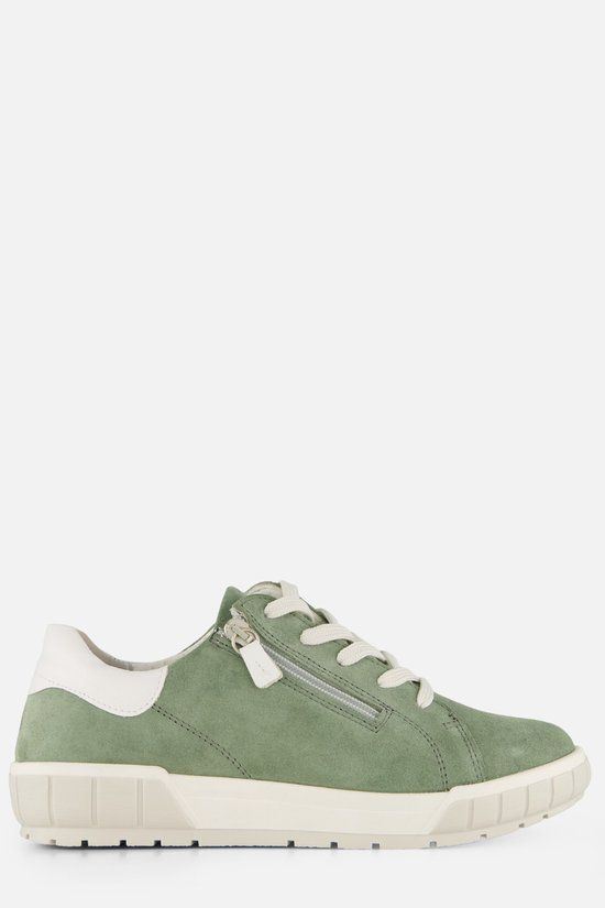 Feyn Sneakers groen Suède K-leest
