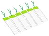 Omgoods - Marque-page loupe avec règle, lot de 6 feuilles de grossissement 3X, vert