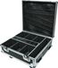 Flightcase avec tiroirs - pour 6x lampes LED PAR 18W - RGBWA+UV - Sans fil, contrôle via application - Convient pour uplights sans fil - Jaune chaud