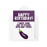 Grappige CBH1265 Grappige Wenskaarten | I Hope Your Day Is Gevuld Met Happiness | Verjaardag Meisje Beste Vrienden Bannter Grappige Blague