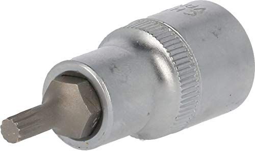 BRILLIANT TOOLS BT022930 1/2" veeltandbitdop, 55 mm lang, M5