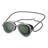 Speedo Kinderen Unisex Sunny G Mariner Gespiegelde Zwembril, Zilver/Smaragd/Zilver Spiegel, One Size