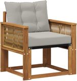vidaXL Buitensofa Massief Acacia Hout Naturel