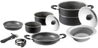 Brunner Pirate Camping Pannenset - 10 Delig - Aluminium - Zwart