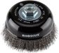 Rhodius 353019 STBW, brosse métallique 125 x 30 x M14, ondulé, ProLine, pour acier