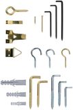 BLACK+DECKER Haken & - Lijstophangers - 198stukss