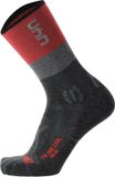 UYN Sokken Set van 1 Vrouwen Grijs/Rood Polyamide Hoog Schoenmaat 35/36