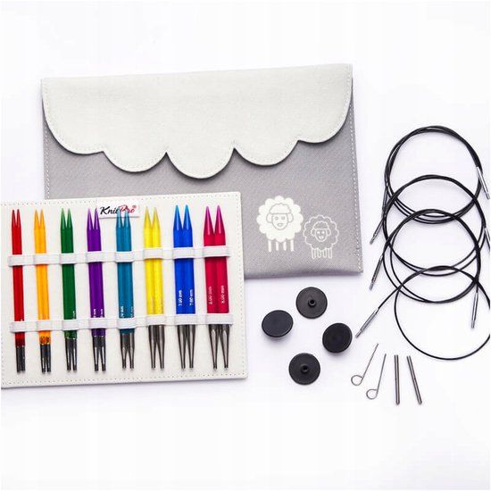 KnitPro Trendz Deluxe Verwisselbare Acryl Breinaalden Set - 13cm