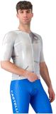 Castelli Aero Race 8s Korte Mouw Wielertrui Grijs L Man