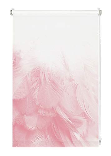 Gardinia Rollo Isabella - Rolgordijn - 110 x 150 cm - Flamingo