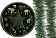 Decoris Kaemingk B.V. Kunststof kerstballen - 35 stuks - donkergroen - 6 cm diameter
