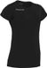 Macron Damestrui Patricia Zwart Polyester Korte Mouw Ronde Hals Effen Maat S