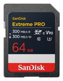 SanDisk SDXC Extreme PRO 64 GB - 300MB/s - UHS-II