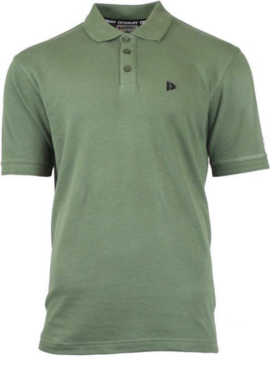 Donnay Polo - Sportpolo - Heren - Maat S - Leger groen