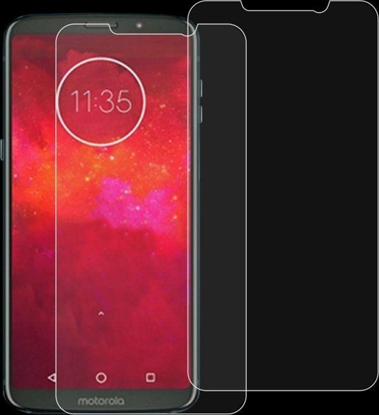 2 STKS 0.26mm 9H 2.5D Gehard Glas Film voor Motorola Moto Z3 Play