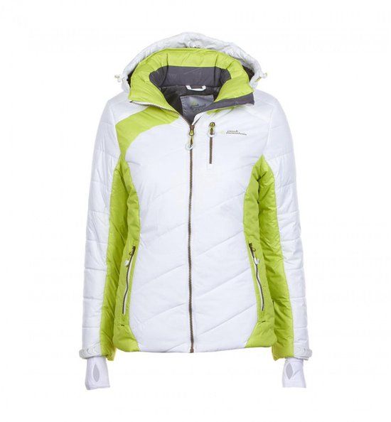 Peak Mountain Acilorg Ski Jas Dames - Groen/Wit - Maat Volwassenen
