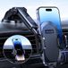 Miracase Mobiele telefoonhouder voor in de auto, 3-in-1, met zuignap en ventilatie, universele telefoonhouder voor in de auto, compatibel met alle smartphones (iPhone/Samsung/Huawei/LG/Xiaomi enz.)