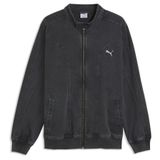PUMA FUTURE.PUMA.ARCHIVE T7 Relaxed trainingsjack van verwassen keper Uniseks, Zwart, Maat XL