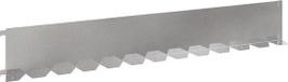 vidaXL Bordure de pelouse - 30 pièces - 102 x 15 x 4 cm - Acier - Argenté