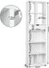 OEM Vrijstaand boekenkast met lade – 6 vakken – 1 lade – 50x24x168 cm – Wit