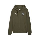 PUMA Sportsweatvest 'Manchester City' olijfgroen / zwart