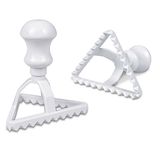 Staedter Triangle Ravioli Snijder, 9,5 cm, PP-kunststof, wit