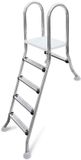 W'eau A-frame RVS zwembadtrap 1 + 4 treden - AISI 304