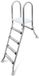 W'eau A-frame RVS zwembadtrap 1 + 4 treden - AISI 304