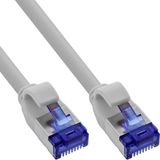 InLine SFTP CAT6a slimline flexibele netwerkkabel | TPE LSZH | grijs | 1,5 meter