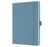 Sigel JN401 Notebook Diary Jolie, ca. A5, hardcover met textielomslag, blauw