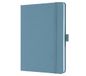 Sigel JN401 Notebook Diary Jolie, ca. A5, hardcover met textielomslag, blauw