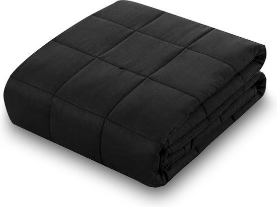 Vonia Verzwaringsdeken 7 kg - 150 x 200 cm - Zwart