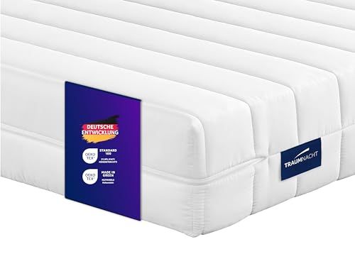 Traumnacht Easy Comfort Rolmatras, 90 x 200 cm, Hardheid H3, 11 cm Hoog, Comfortschuimmatras, Oprolbaar, Voor Eenpersoonsbed