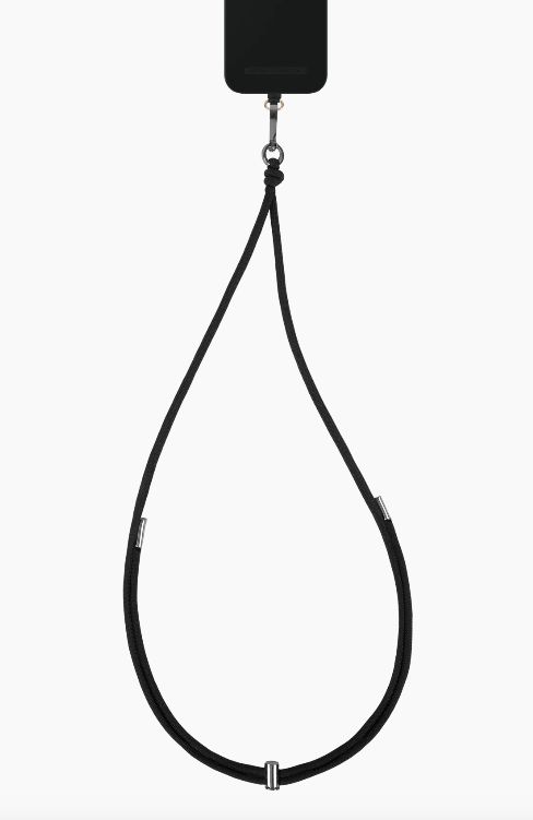 iDeal of Sweden Cord Phone Strap Universal Coal Black