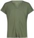 CMP Dames jersey shirt Blend V-hals korte mouw salvia M