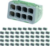 BES LED Vintex Lasklem - 8 Polig - 0.2-2.5 mm2 - Grijs - 50 Stuks