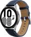 By Qubix Qubix Garmin Venu / Sq / Sq2 / 2 plus - Premium Leather bandje - Donkerblauw