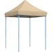 vidaXL Partytent, inklapbaar, pop-up model, beige, 200x200x306 cm