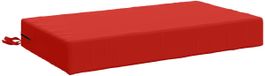 vidaXL - Zitkussen - SOEST - 100% - Polyester - Rood - 70 - x - 40 - x - 10 - cm